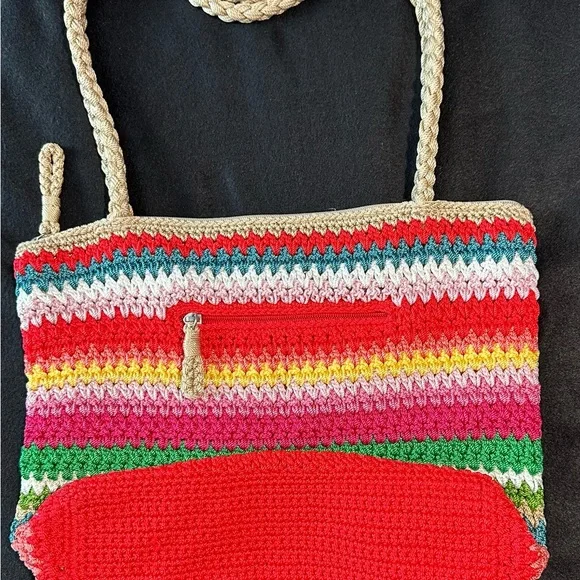 The Sak Multicolor Crochet Tote Bag - Picture 4 of 7